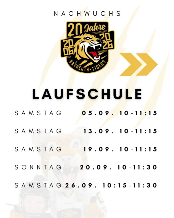 Die Laufschule geht los