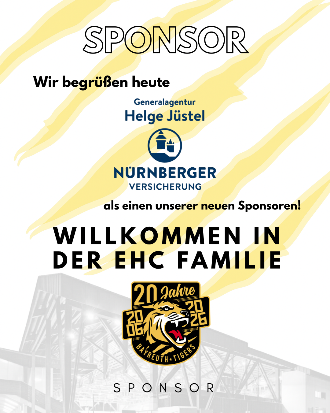 Neuer - alter Sponsor - Helge Jüstel Nürnberger Versicherung