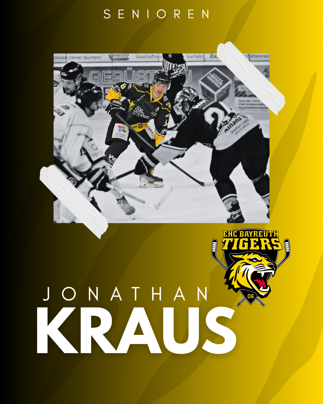 Neuer Spieler - Jonathan Kraus wieder ein Tiger