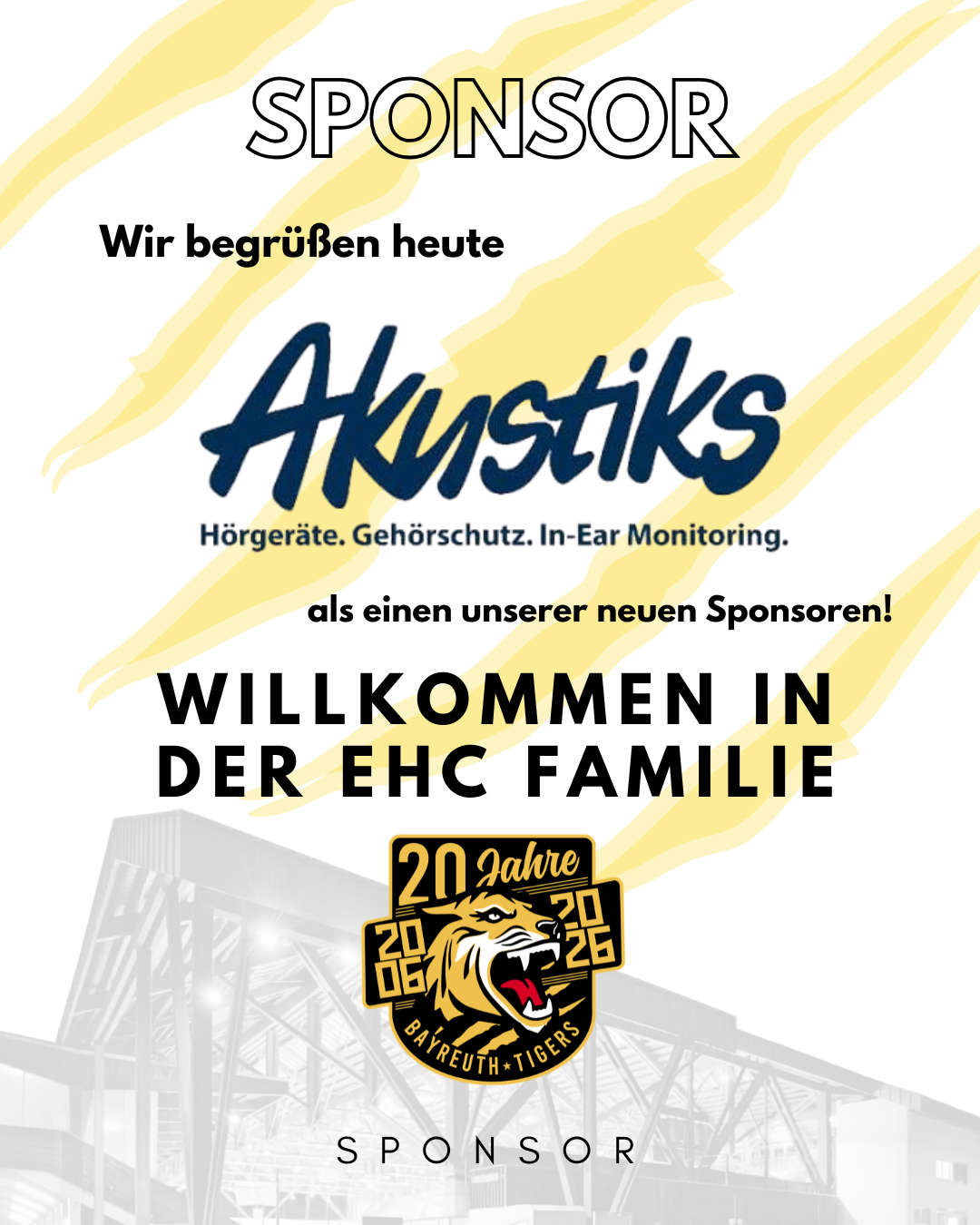 Neuer Sponsor - Akustiks Hörgeräte