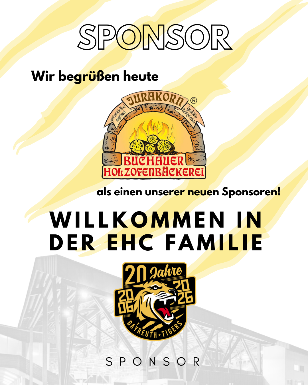 Neuer Sponsor - Buchauer Holzofenbäckerei