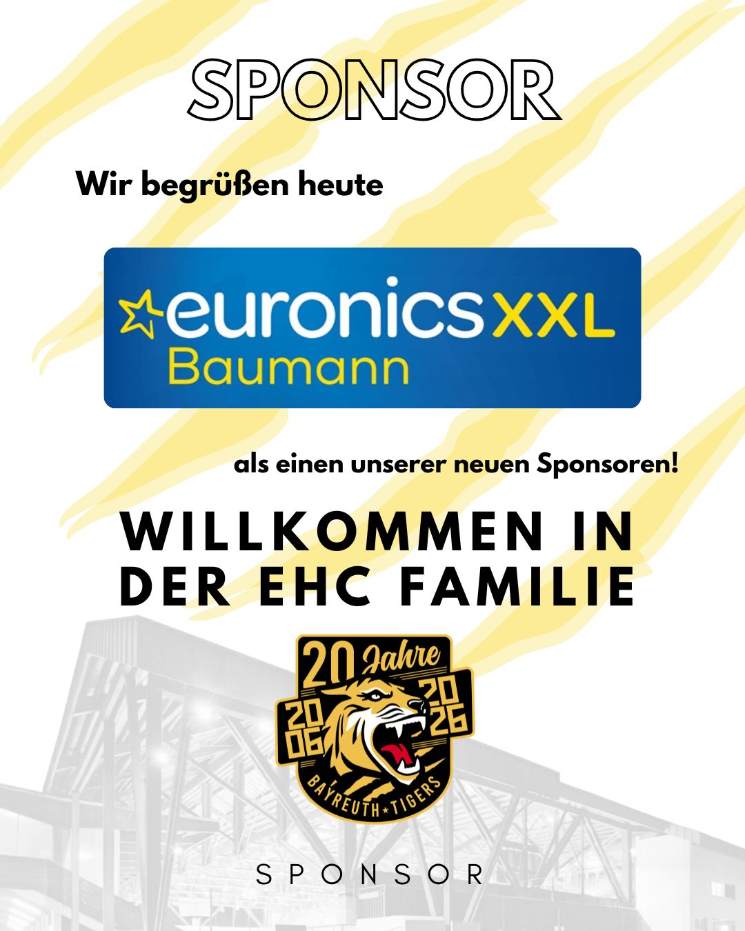 Neuer Sponsor - Euronics XXL Baumann