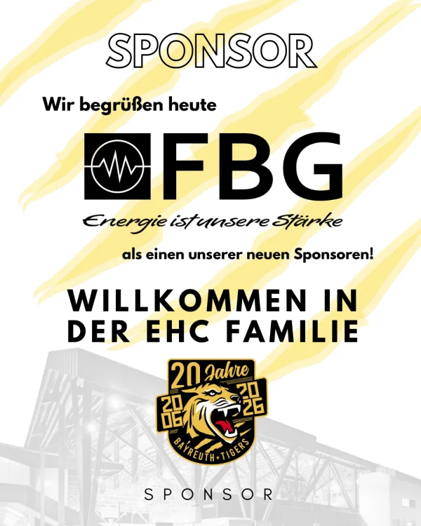 Neuer Sponsor - FBG Bayreuth