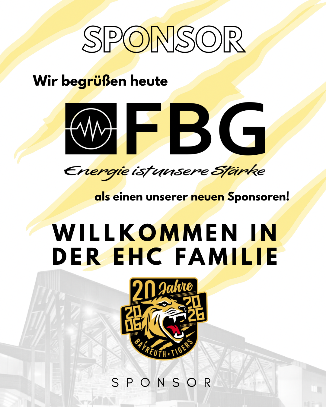 Neuer Sponsor - FBG Bayreuth