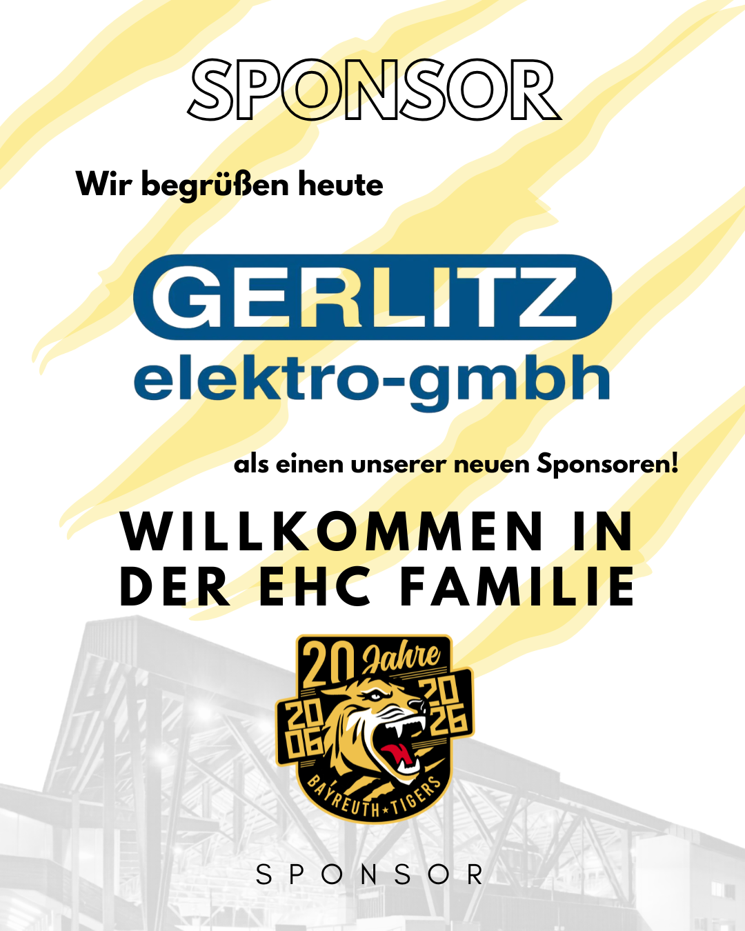 Neuer Sponsor - Gerlitz Elektro GmbH