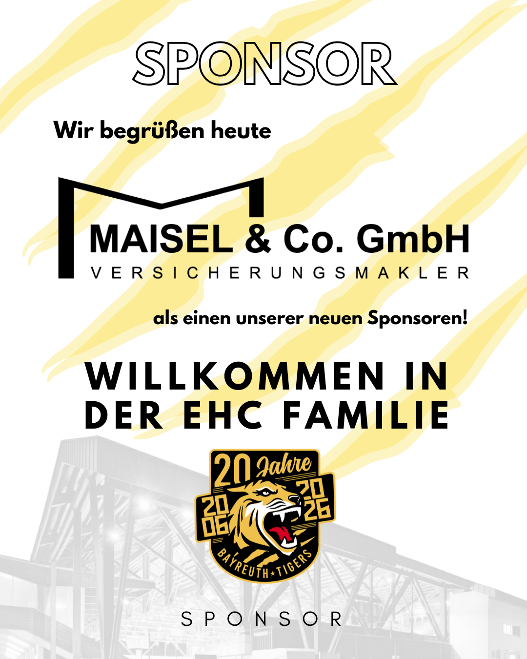 Neuer Sponsor - Maisel Versicherungs & Co. GmbH