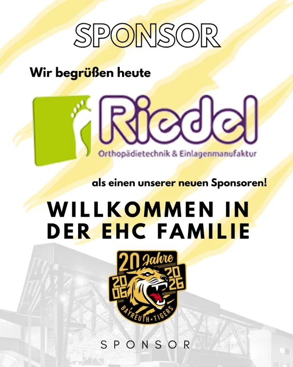 Neuer Sponsor - Orthopädietechnik Riedel