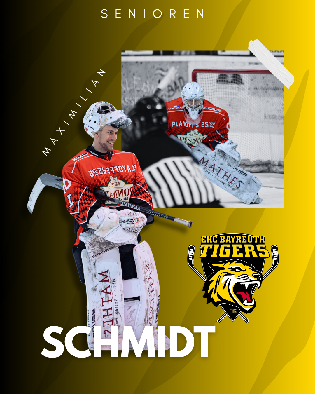 Neuzugang - Maximilian Schmidt wird ein Tiger