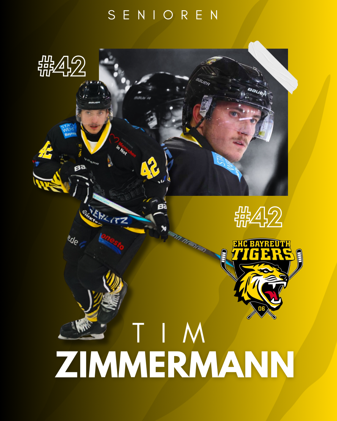 Neuzugang - Tim Zimmermann wird ein Tiger beim EHC!