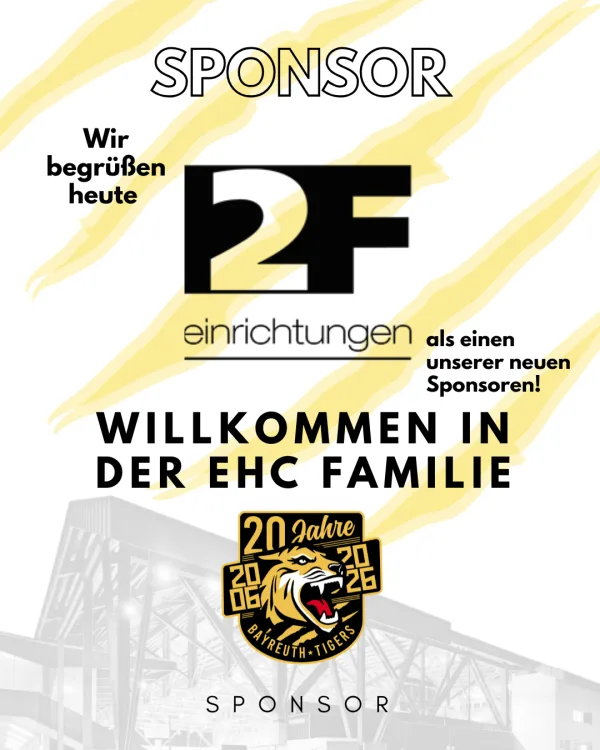 Neuer Sponsor - 2F Einrichtungen