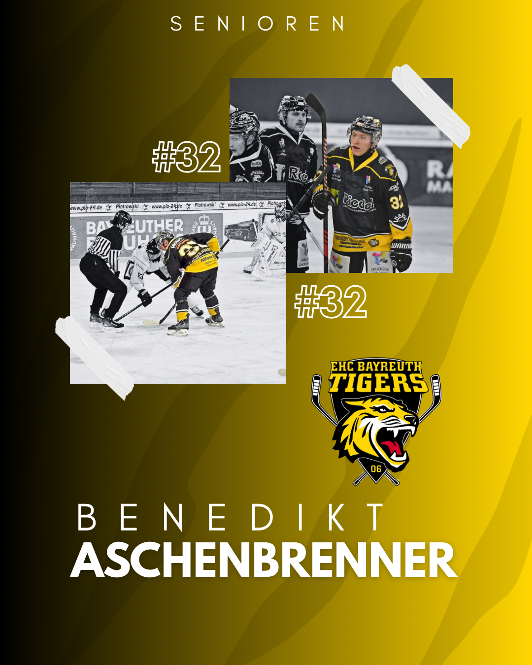 Verlängerung - Benedikt Aschenbrenner bleibt ein Tiger!