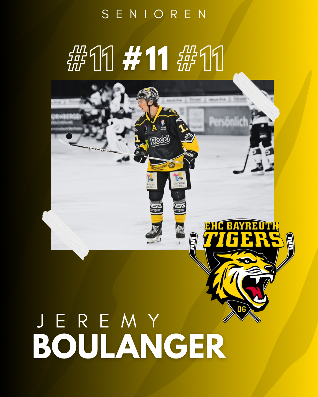 Verlängerung - Jeremy Boulanger bleibt ein Tiger