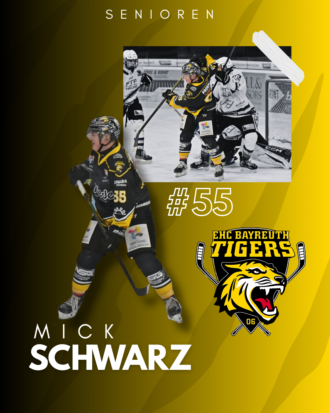 Verlängerung - Mick Schwarz bleibt ein Tiger