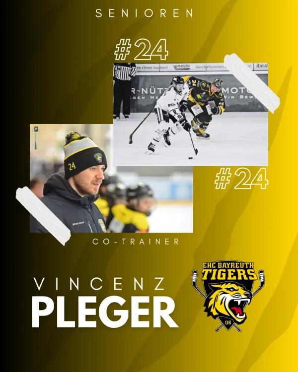 Verlängerung - Vincenz Pleger bleibt ein Tiger!