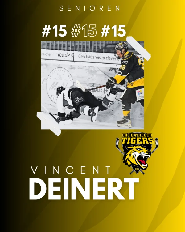 Vincent Deinert weiterhin dabei!