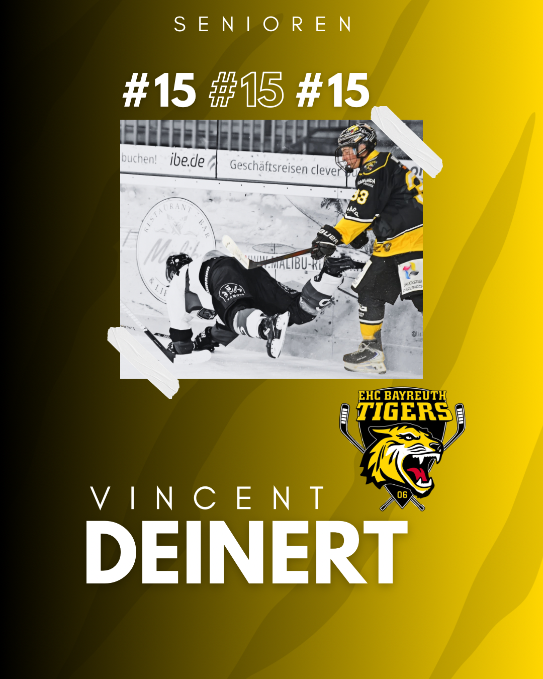 Vincent Deinert weiterhin dabei!