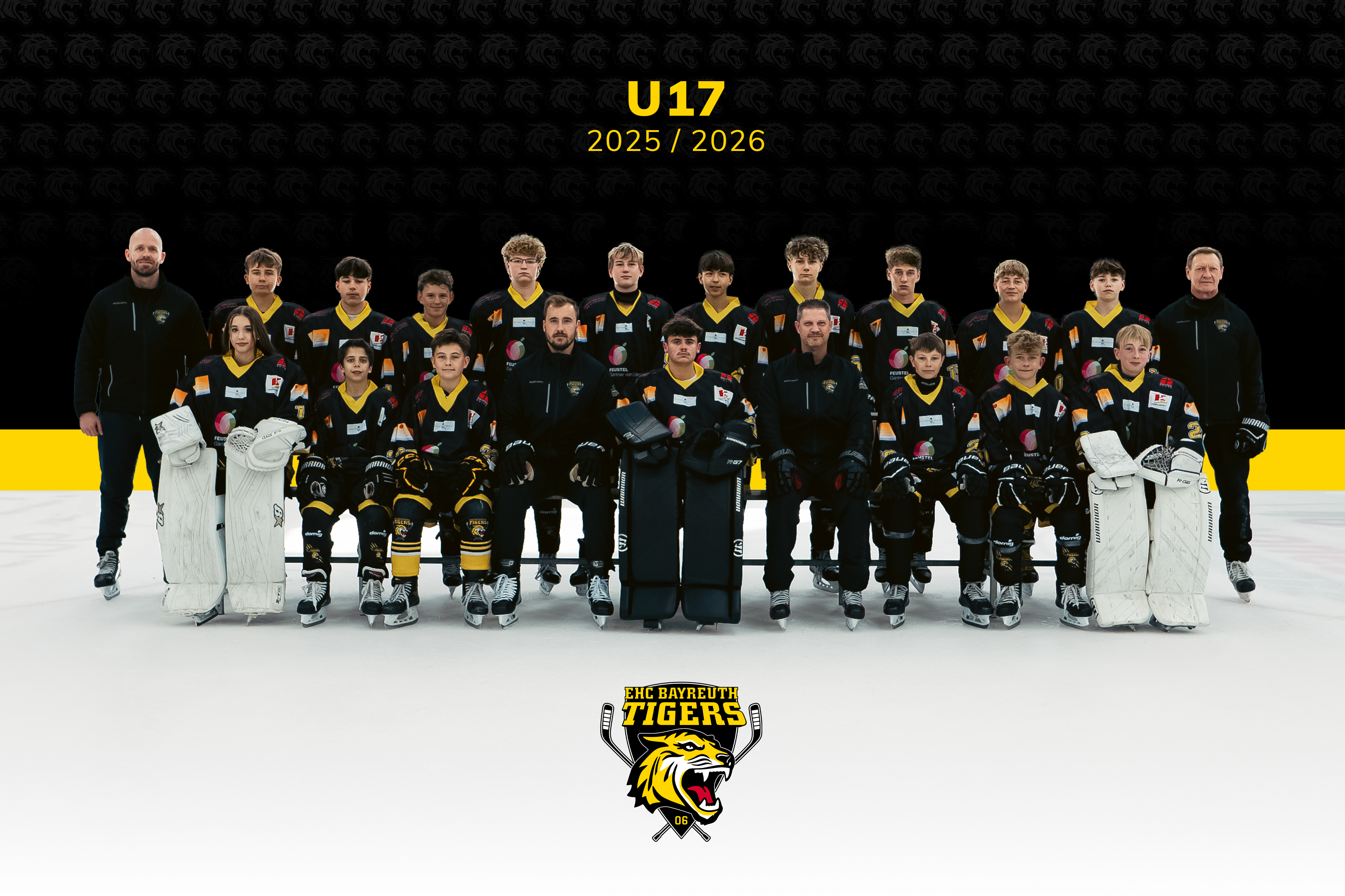 EHC Bayreuth U17 Mannschaftsfoto